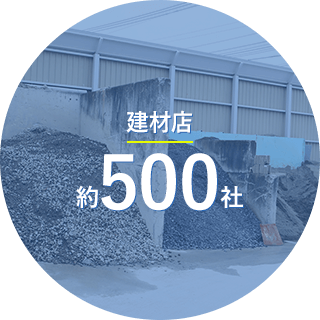 建材店約500社